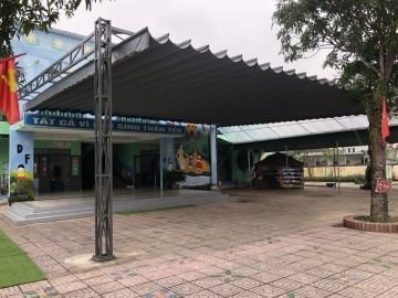 BẠT XẾP TRƯỜNG MẦM NON CẨM XUYÊN